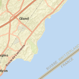 Gland Street Map