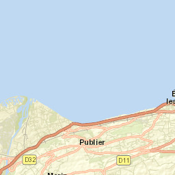 Publier Street Map