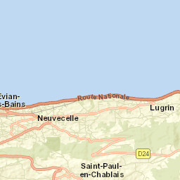 Neuvecelle Street Map