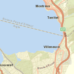 Caux Street Map