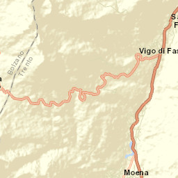 Vigo di Fassa Street Map