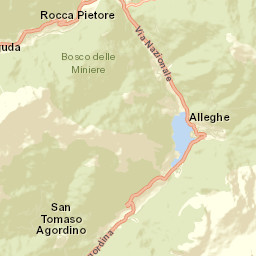Celat-San Tomaso Agordino Street Map
