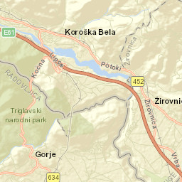 Zasip Street Map