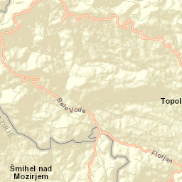 Topolšica Street Map