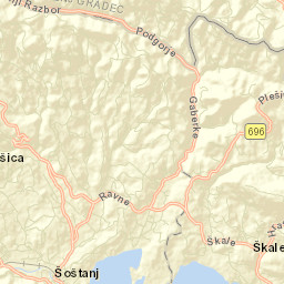 Šoštanj Street Map