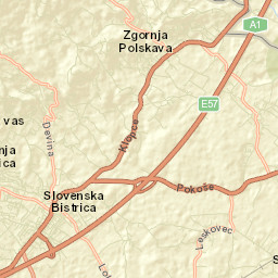 Zgornja Polskava Street Map