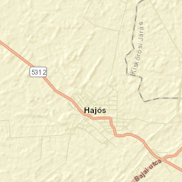 Hajós Street Map