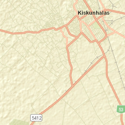 Kiskunhalas Street Map