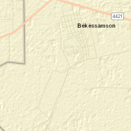Békéssámson Street Map