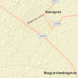 Kunágota Street Map