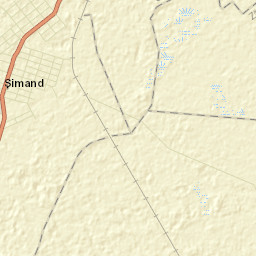 Comuna Şimand Street Map