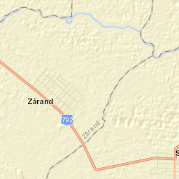Zărand Street Map