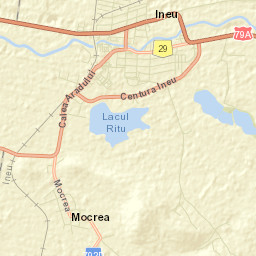 Oraş Ineu Street Map