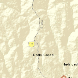 Oraş Câmpeni Street Map