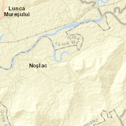 Comuna Lunca Mureşului Street Map