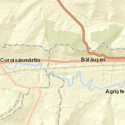Bălăușeri Street Map
