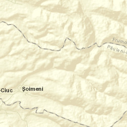 Comuna Pãuleni-Ciuc Street Map