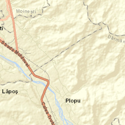 Lăpoș Street Map