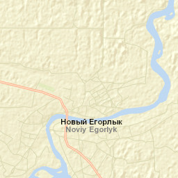 Novyy Yegorlyk Street Map