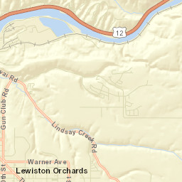 Lewiston Orchards Street Map