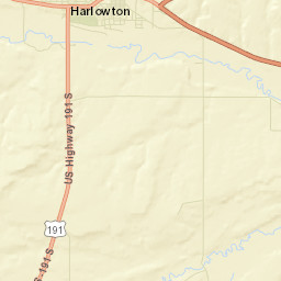 Harlowton Street Map