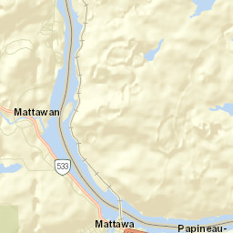 Mattawa Street Map