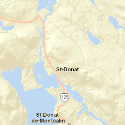 Saint-Donat-de-Montcalm Street Map