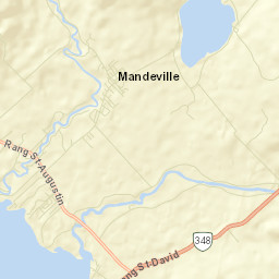 Mandeville Street Map