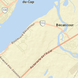 Bécancour Street Map