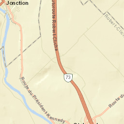 Vallée-Jonction Street Map