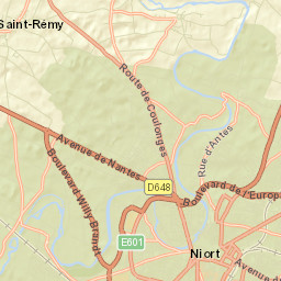 Niort Street Map