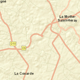 La Mothe-Saint-Héray Street Map