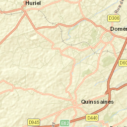 Quinssaines Street Map