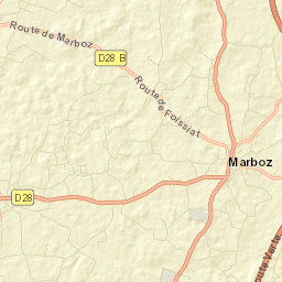 Marboz Street Map