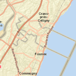 Founex Street Map