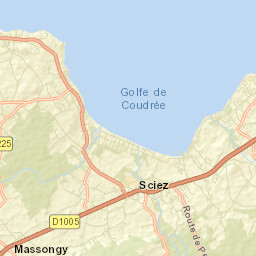 Margencel Street Map