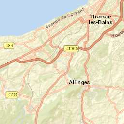 Anthy-sur-Léman Street Map