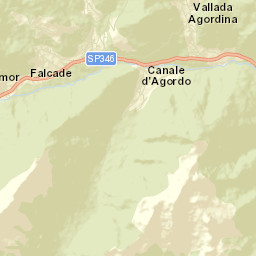 Canale d'Agordo Street Map