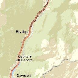 Ospitale di Cadore Street Map