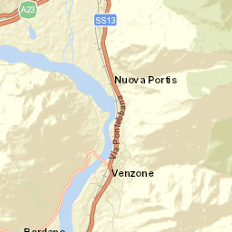 Venzone Street Map