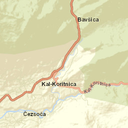 Bovec Street Map