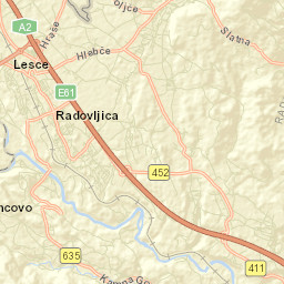 Radovljica Street Map