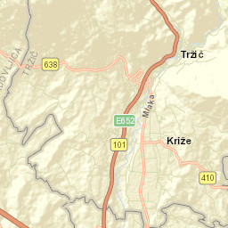 Tržič Street Map