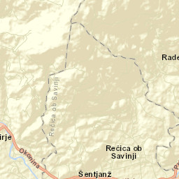 Rečica ob Savinji Street Map