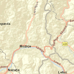 Nazarje Street Map