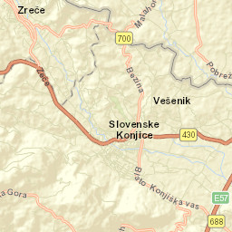 Slovenske Konjice Street Map