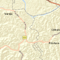 Cirkulane Street Map