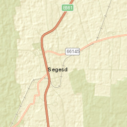 Segesd Street Map