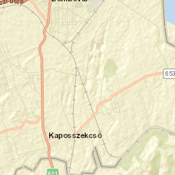 Dombóvár Street Map