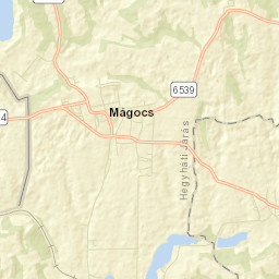 Mágocs Street Map
